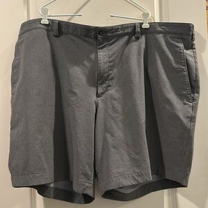 Cutter & Buck men’s CB DryTec zip up golf shorts pockets size 50B grey